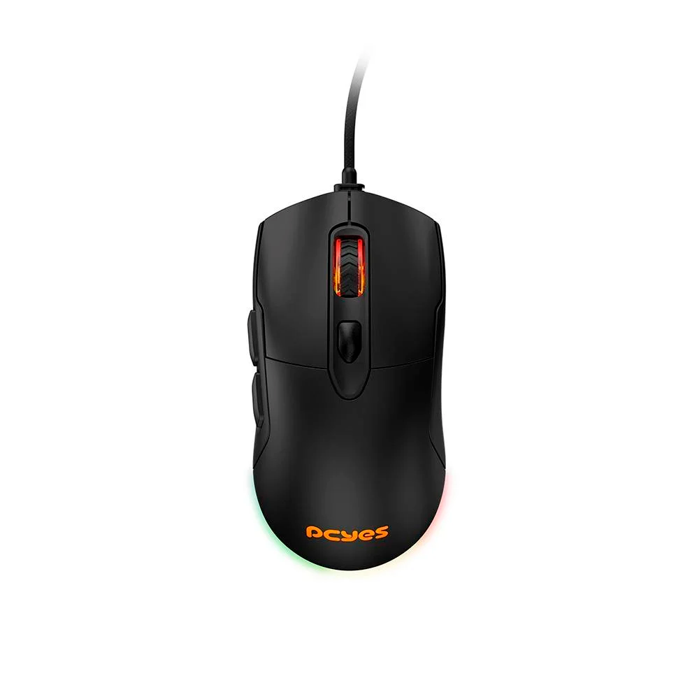 MOUSE GAMER PCYES MALUS BLACK VULCAN