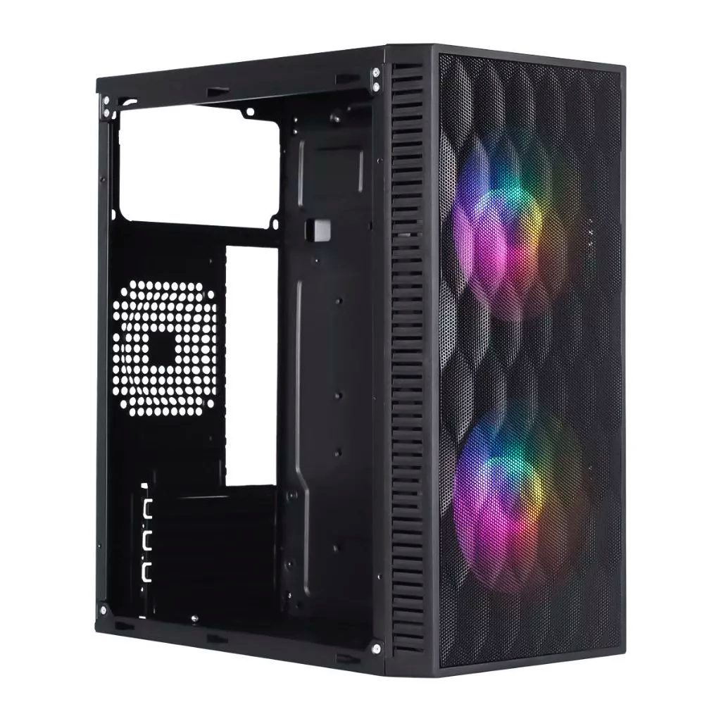 Gabinete gamer Vinik Wave Com 2 fans Raimbow