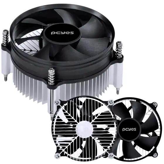 Cooler para intel Nótus ST PCYES Black 2000RPM Com base intel