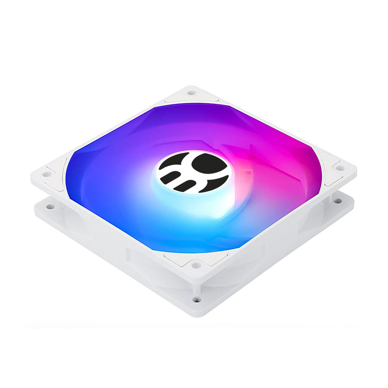 COOLER BRANCO LED RGB RAINBOW 120MM BLUECASE