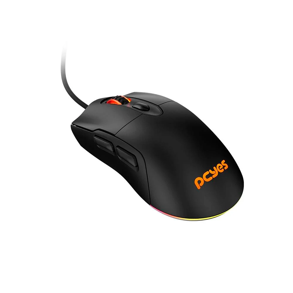 MOUSE GAMER PCYES MALUS BLACK VULCAN