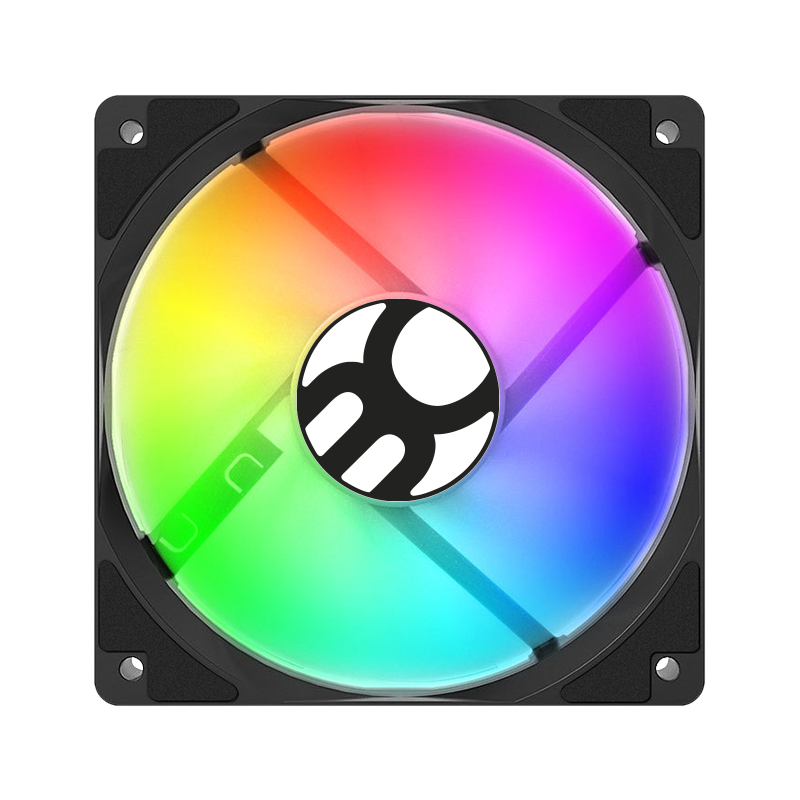 COOLER FAN LED RGB RAINBOW 120MM BLUECASE