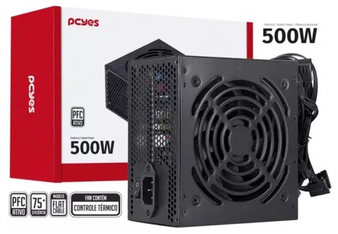 Fonte 500w PCYES ELECTRA