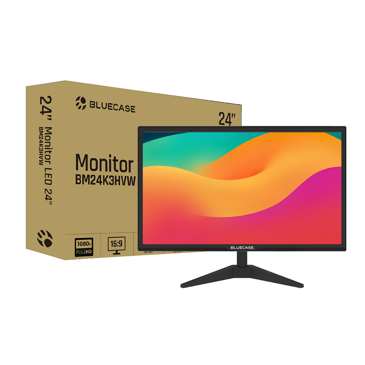 MONITOR 24" LED BM24K3HVW BLUECASE BLACK 