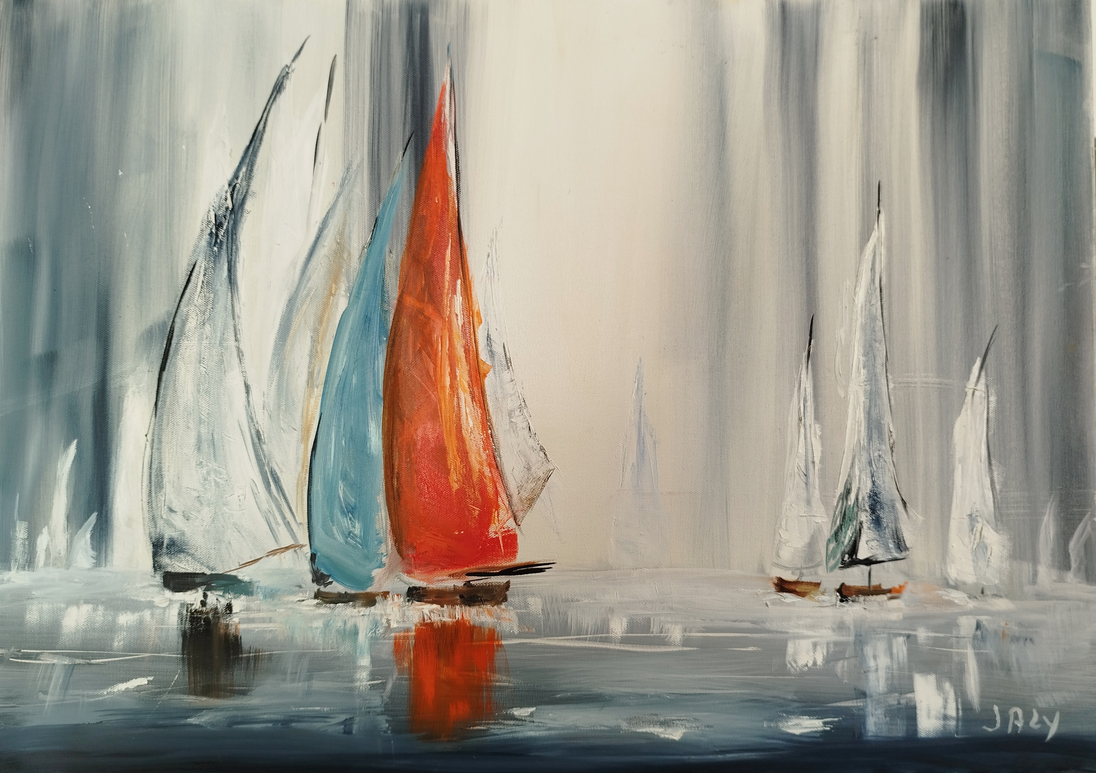 Voiles au repos