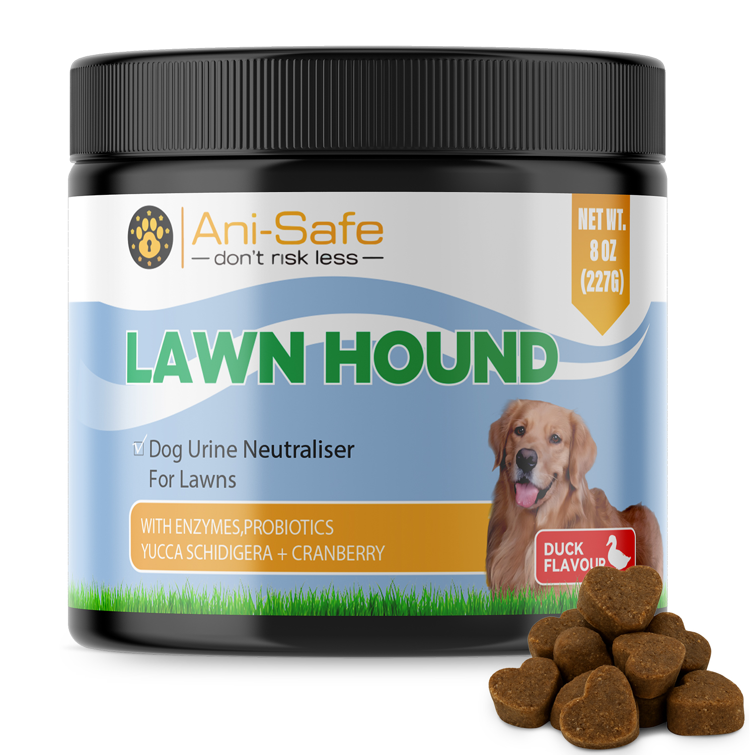 Ani-Safe - LAWN HOUND - Green Grass Dog Urine Neutraliser for Luscious Lawns