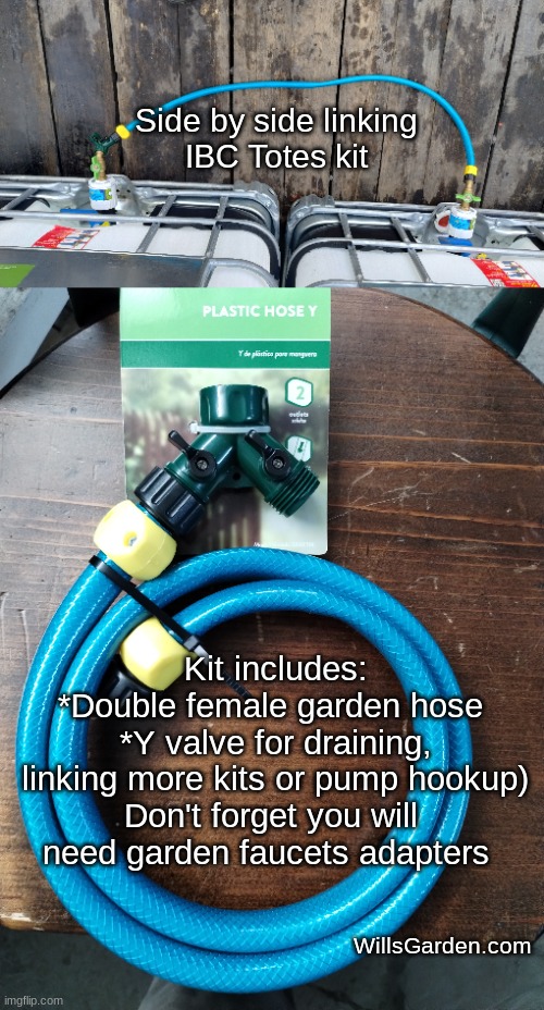 IBC tote side by side linking kit
