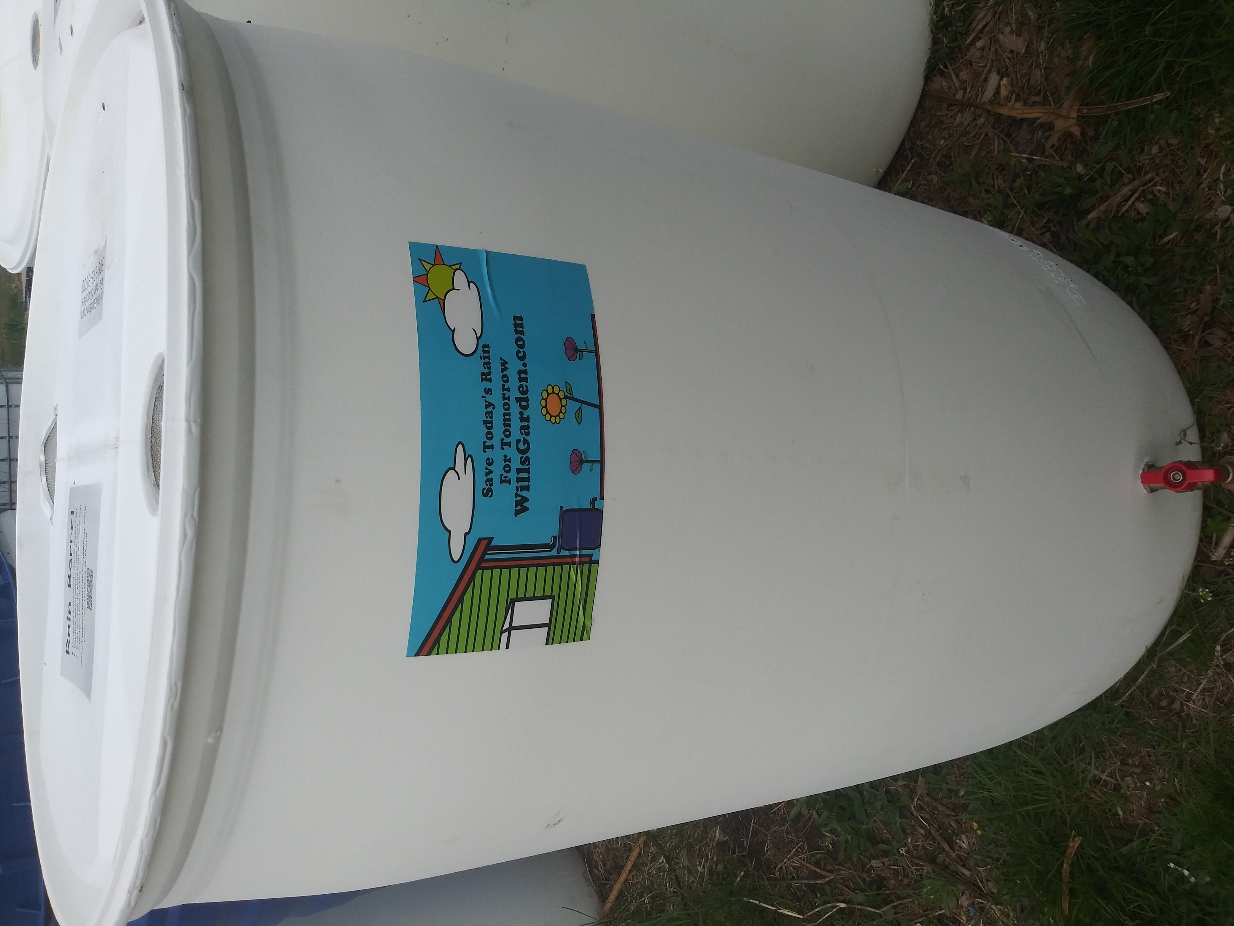 Ready to Use Rain Barrel 55 Gallons