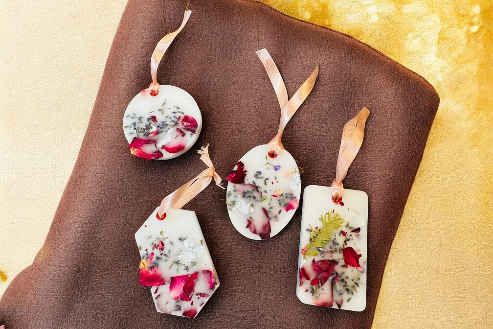 Handmade Floral Wax Tablets- 2 - $14.25