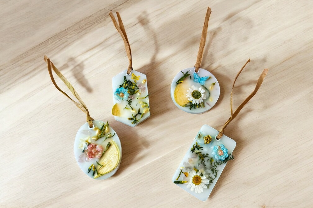 Handmade Floral Wax Tablets- 3 - $20.25