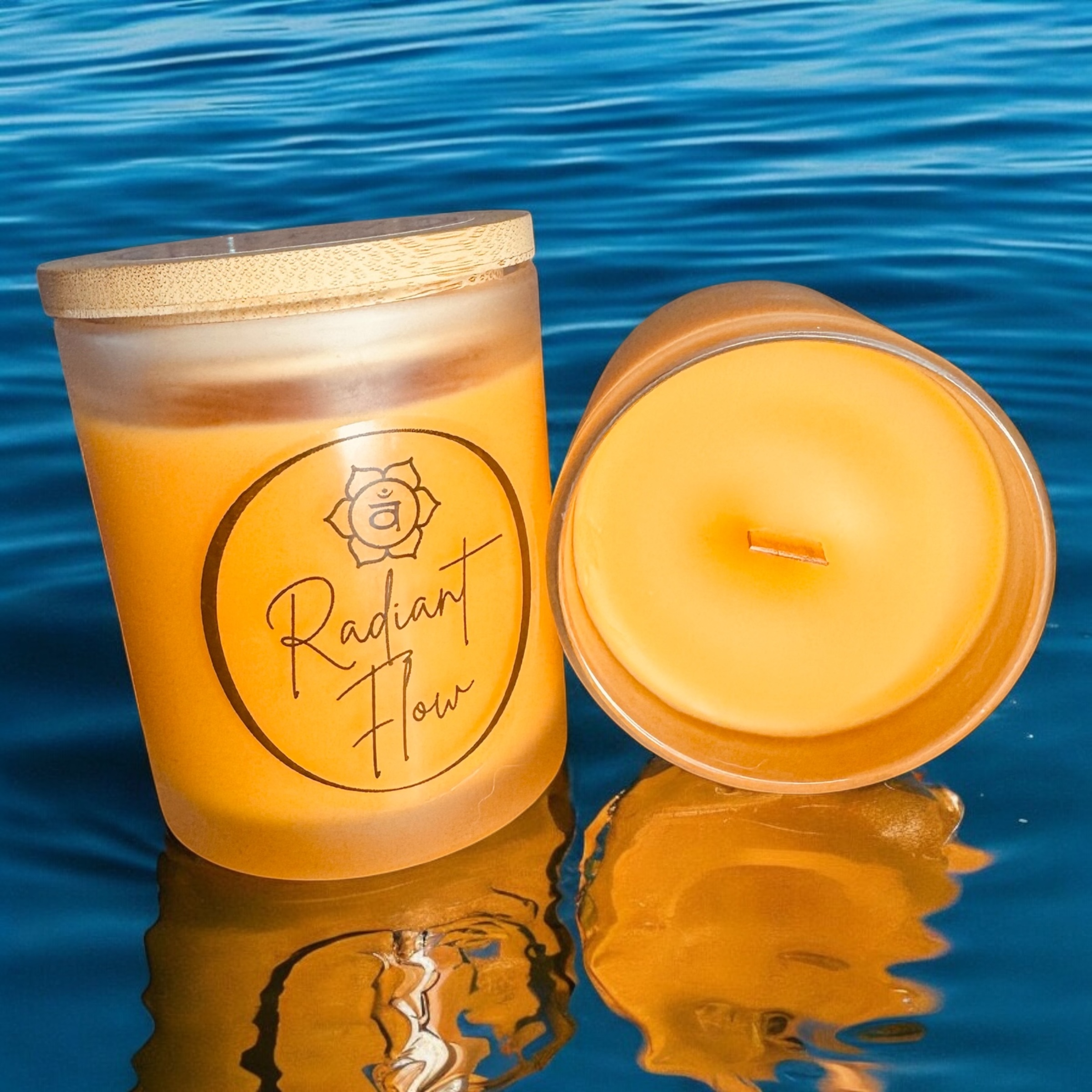 Radiant Flow Sacral Chakra Candle