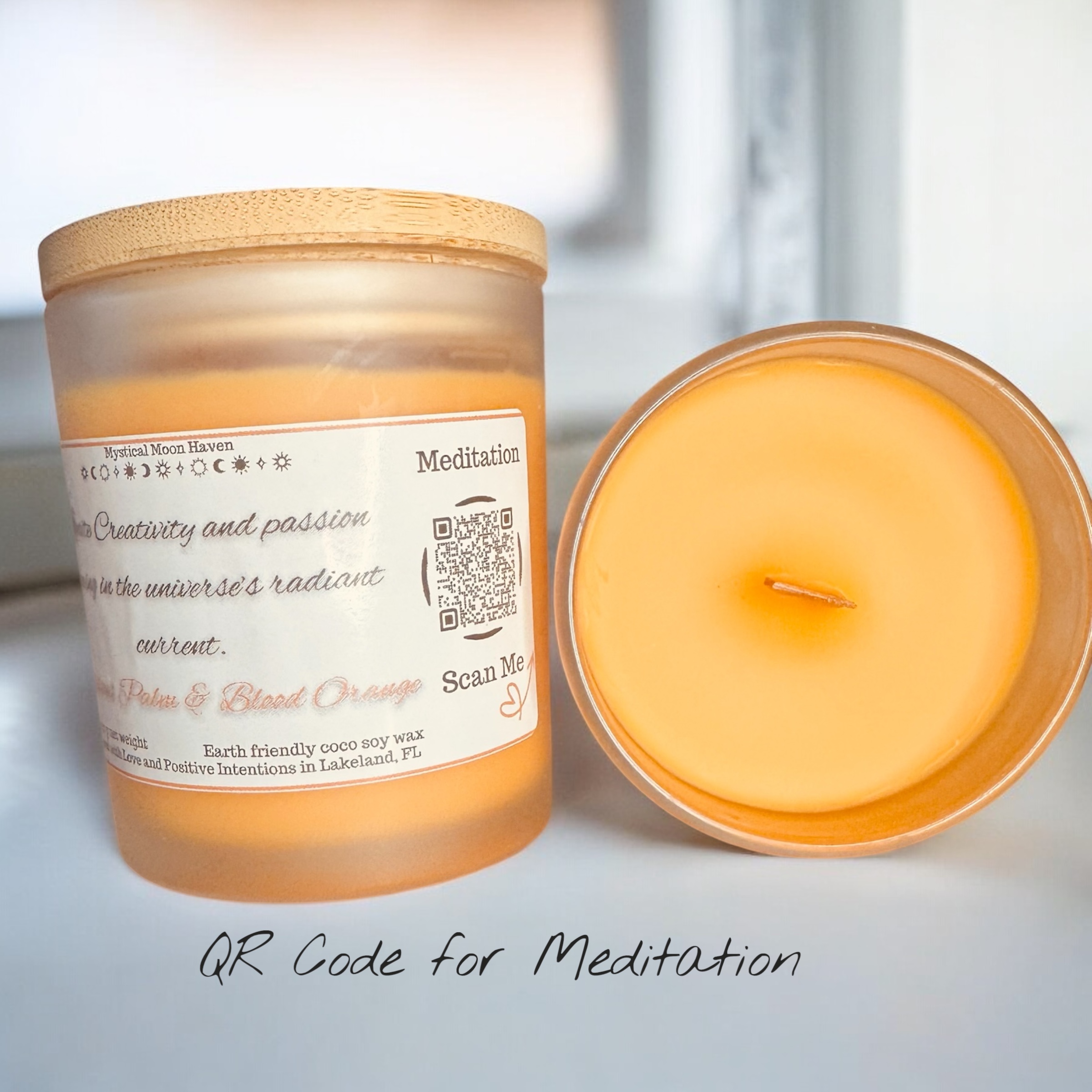 Radiant Flow Sacral Chakra Candle