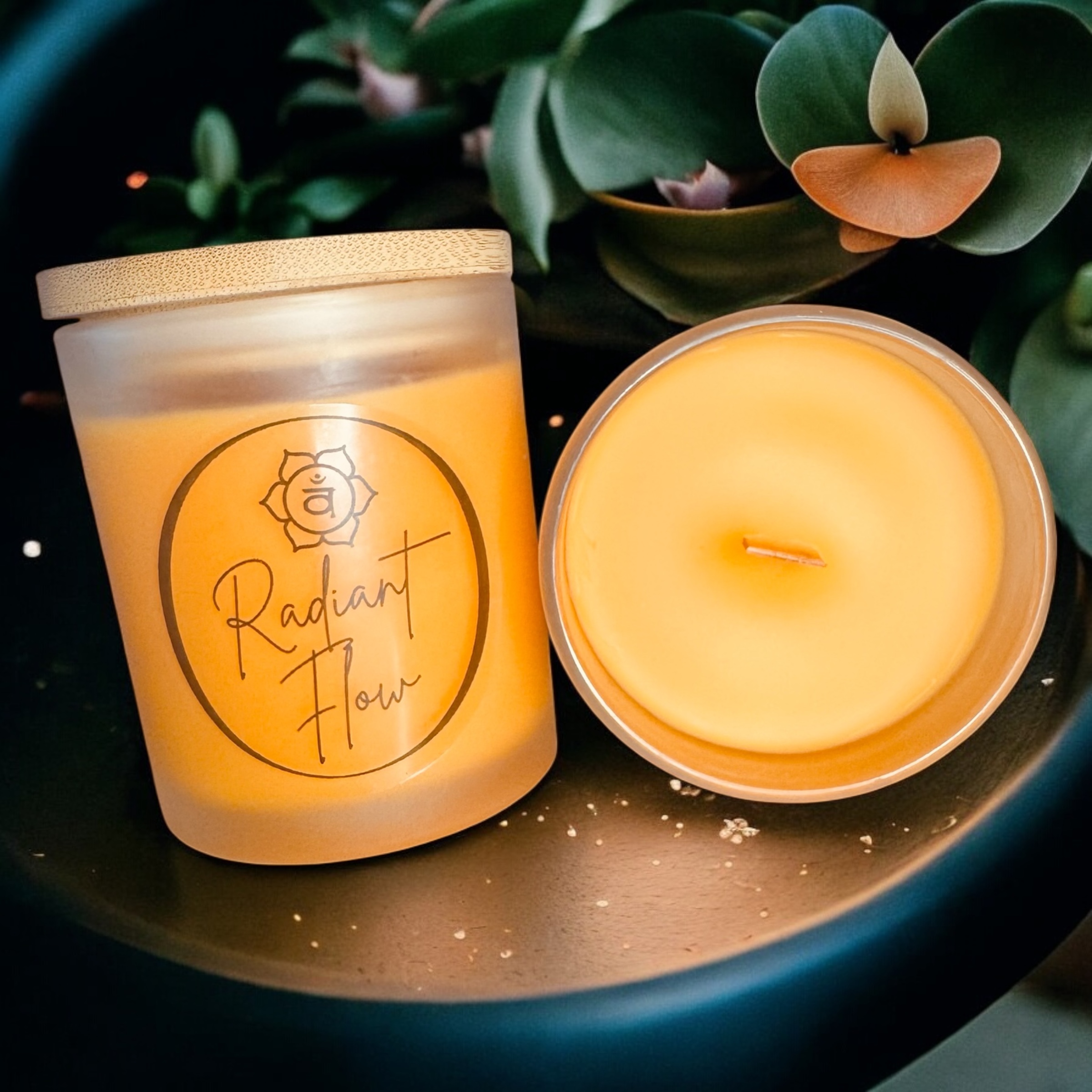 Radiant Flow Sacral Chakra Candle