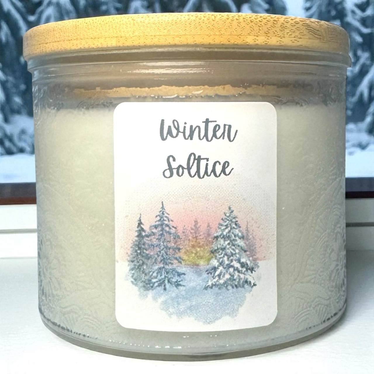 Winter Solstice Candle