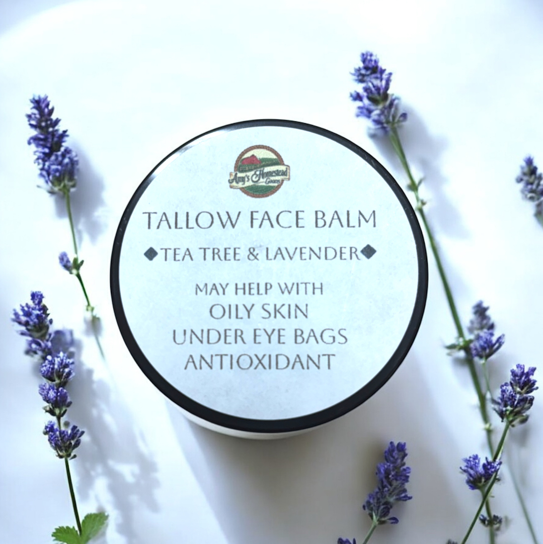 Tallow Face Balm - Tea Tree & Lavender