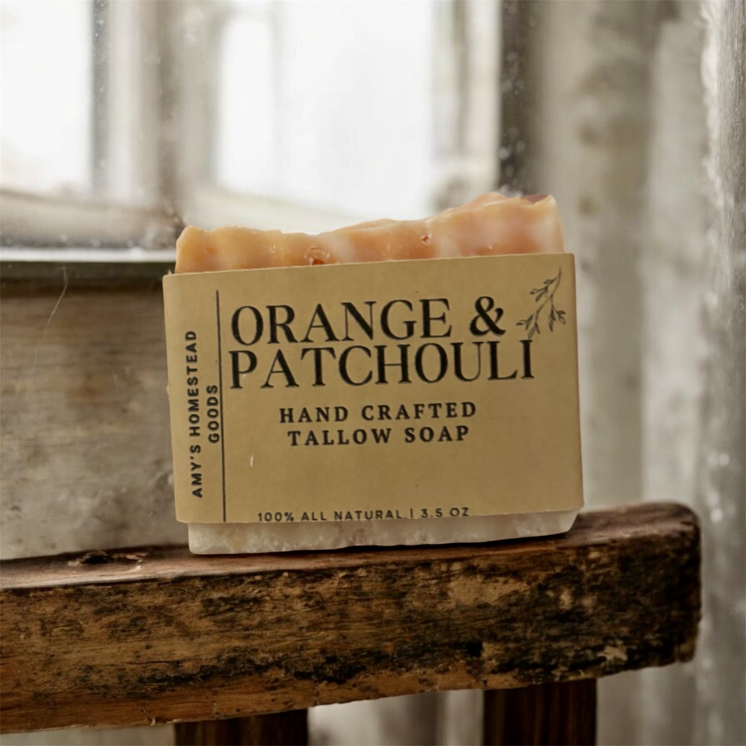 Orange & Patchouli Tallow Soap