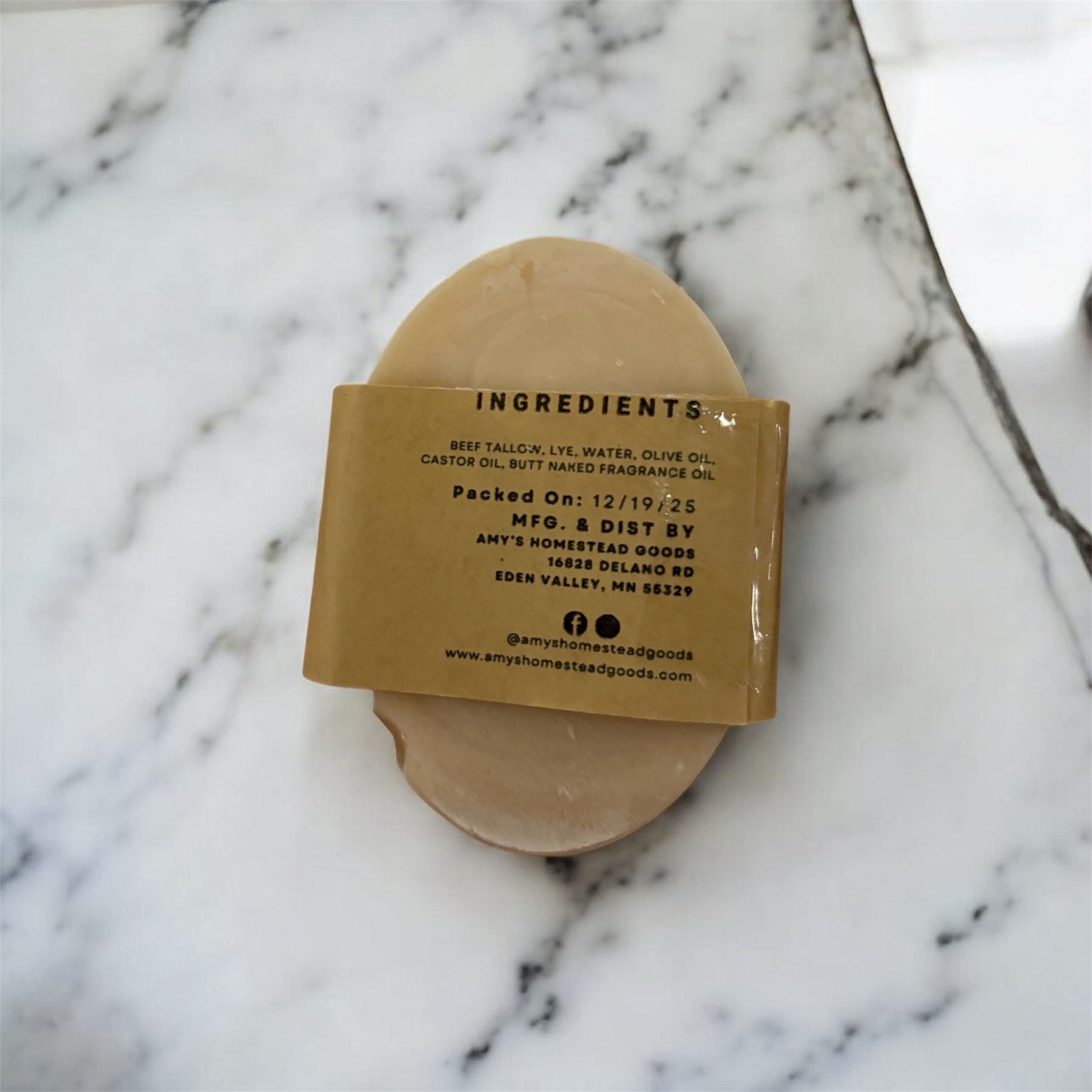 Butt Naked Tallow Shampoo & Body Bar