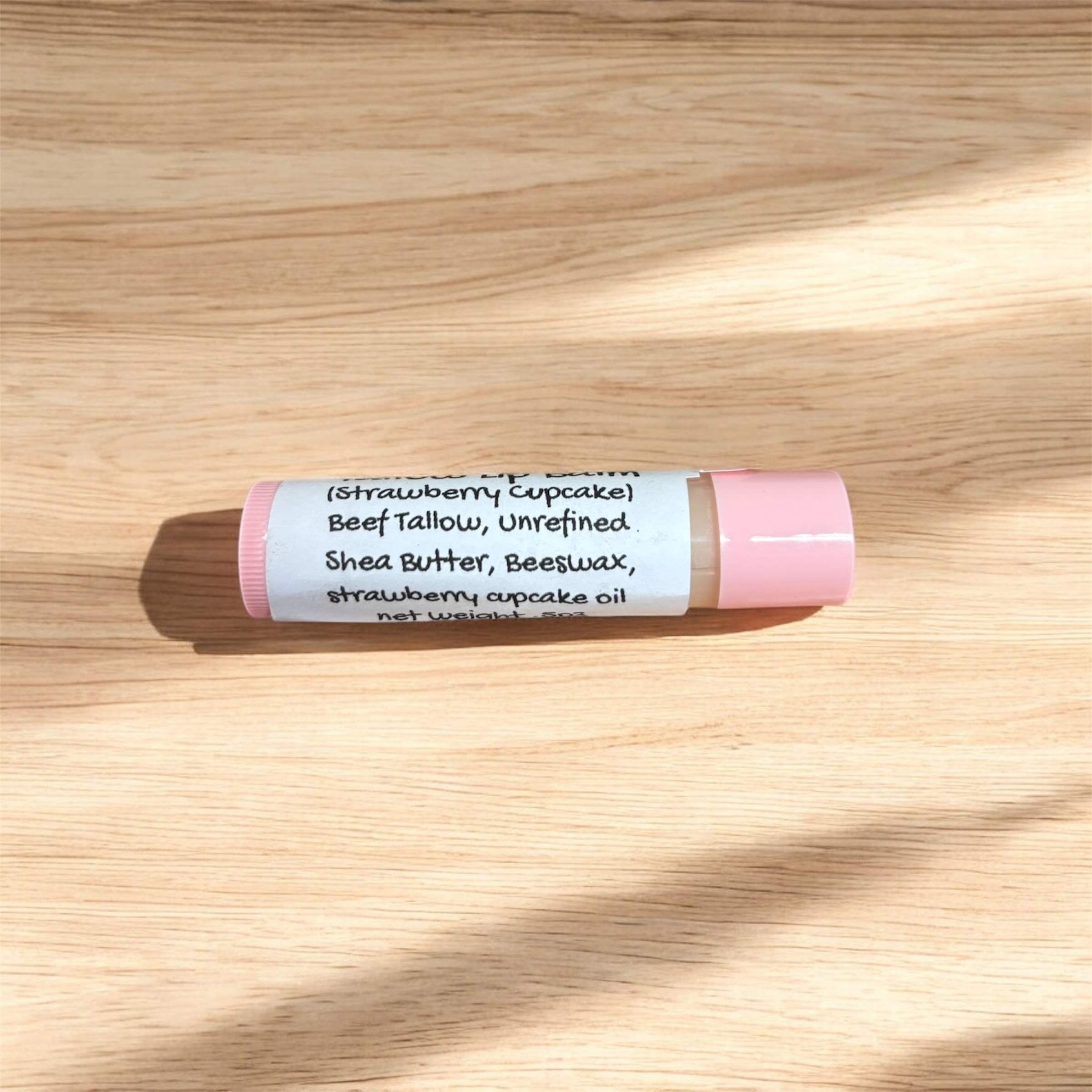 Strawberry Cupcake Tallow Lip Balm 