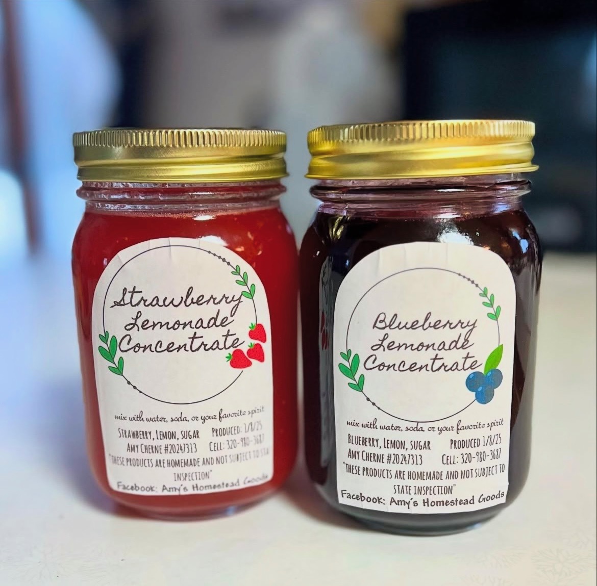 Homemade Strawberry Lemonade Concentrate 