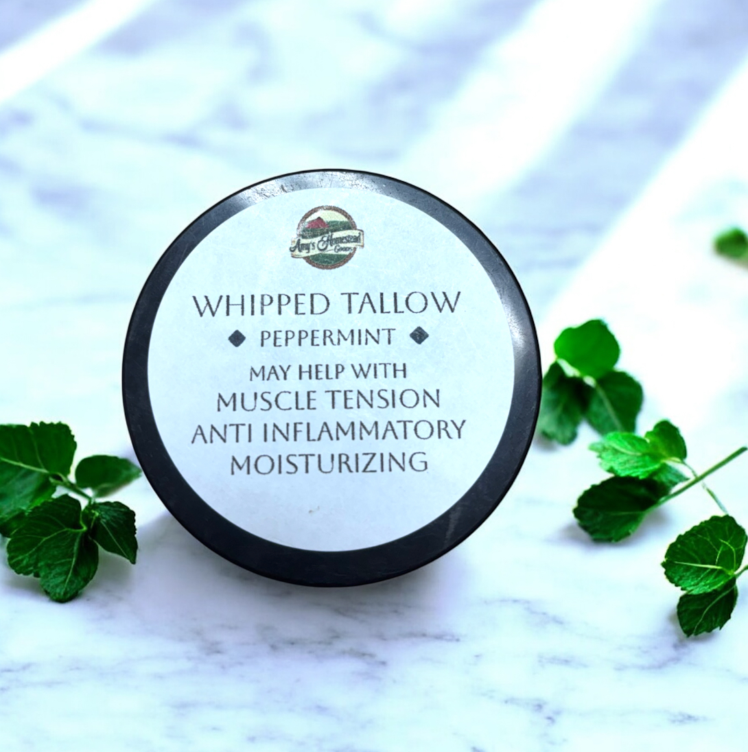 Whipped Peppermint Tallow Body Butter