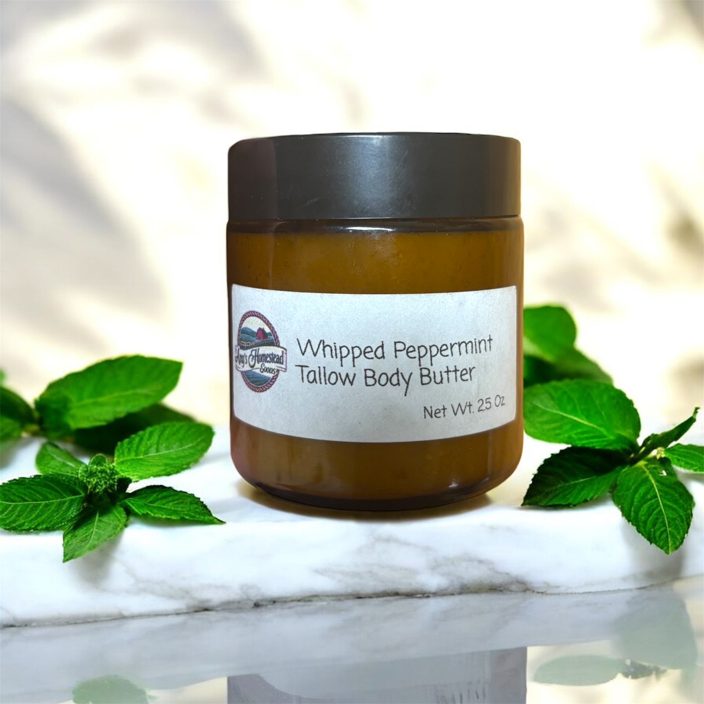 Whipped Peppermint Tallow Body Butter