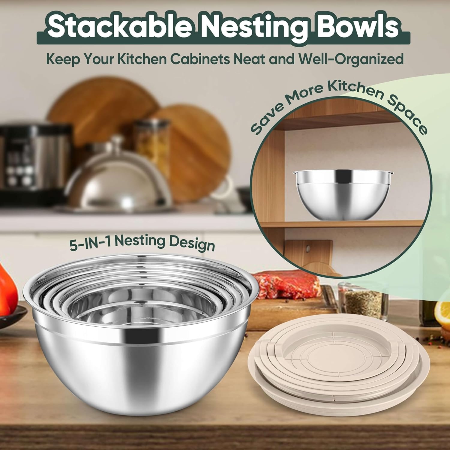 Stainless Steel Mixing Bowl Set