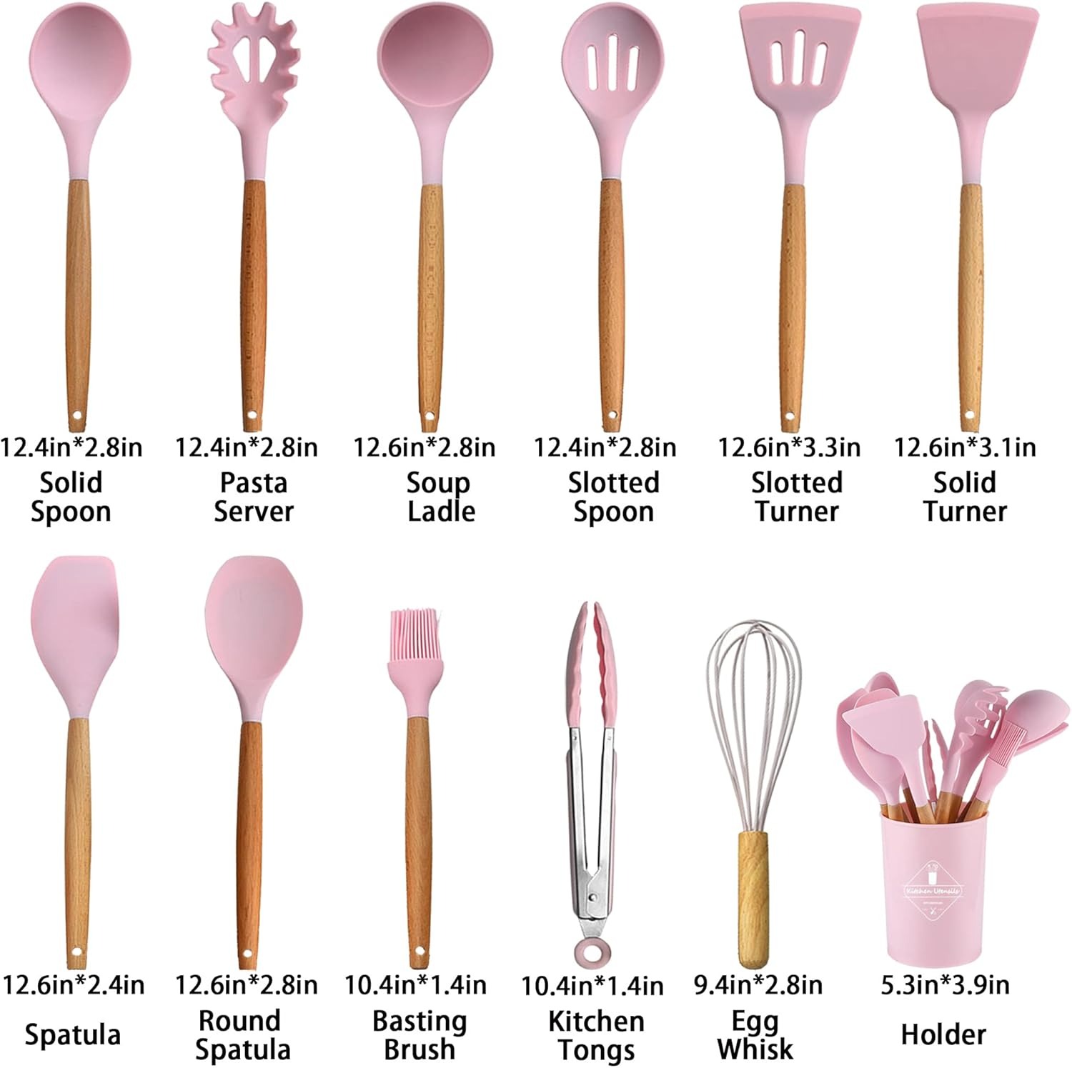 Silicone Spatula with Wooden Handle