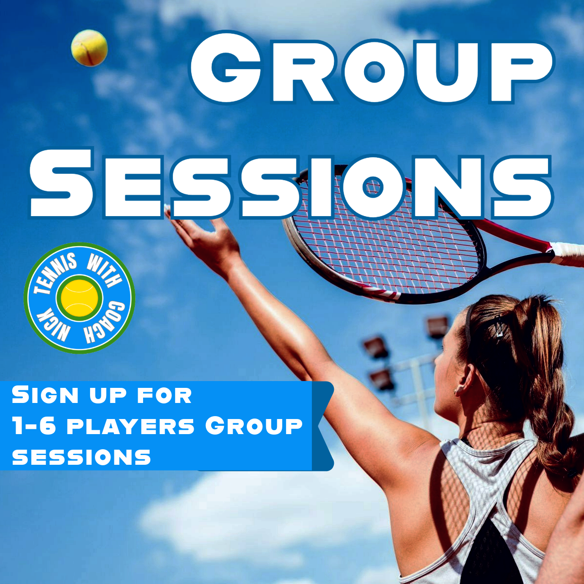 Group Tennis Lessons with Coach Nick