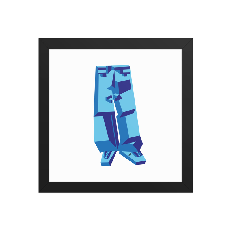 Jeans Framed Print