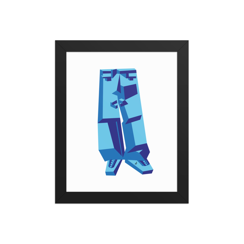 Jeans Framed Print