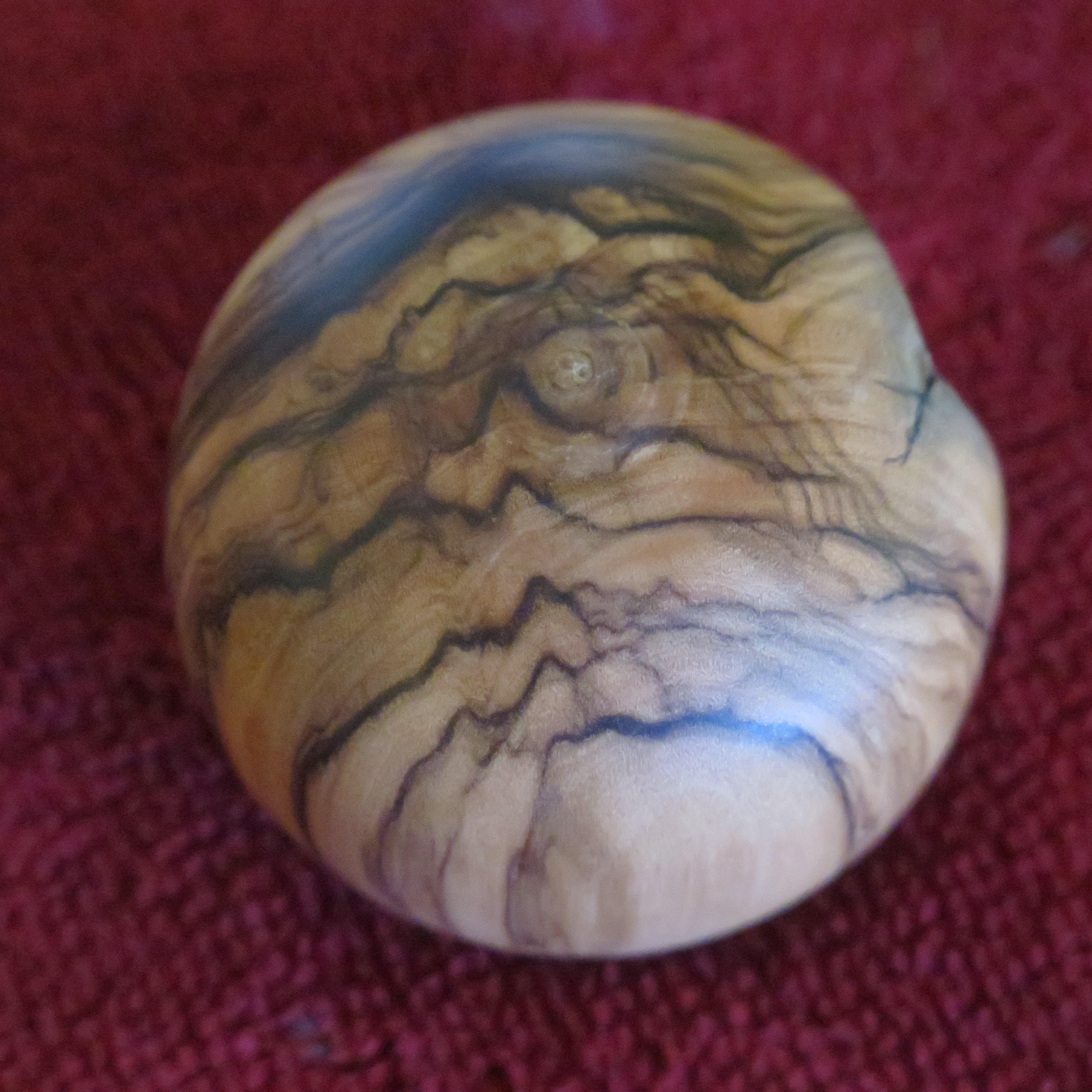 Galet en bois massif