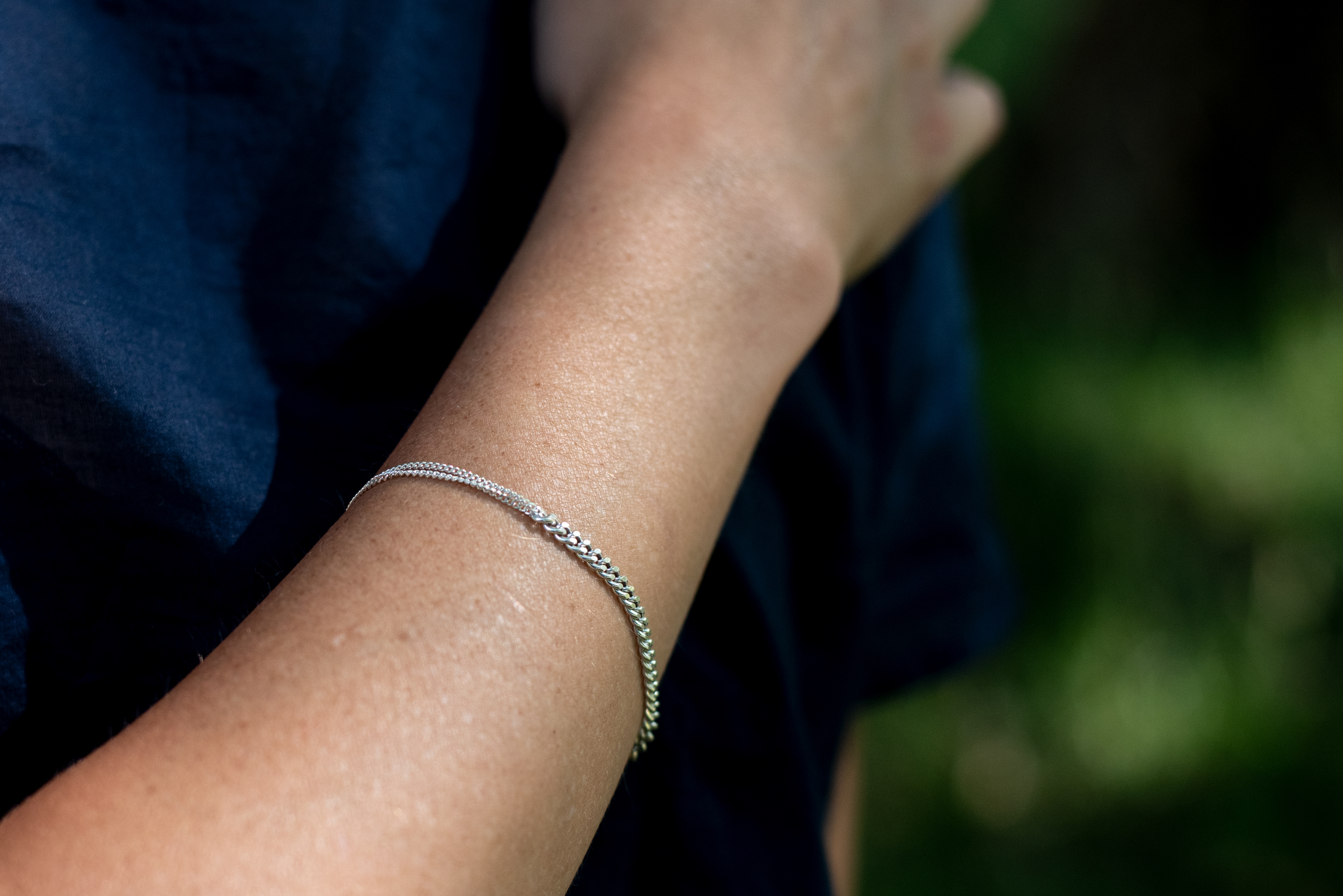 BREITES PANZERKETTEN-ARMBAND
