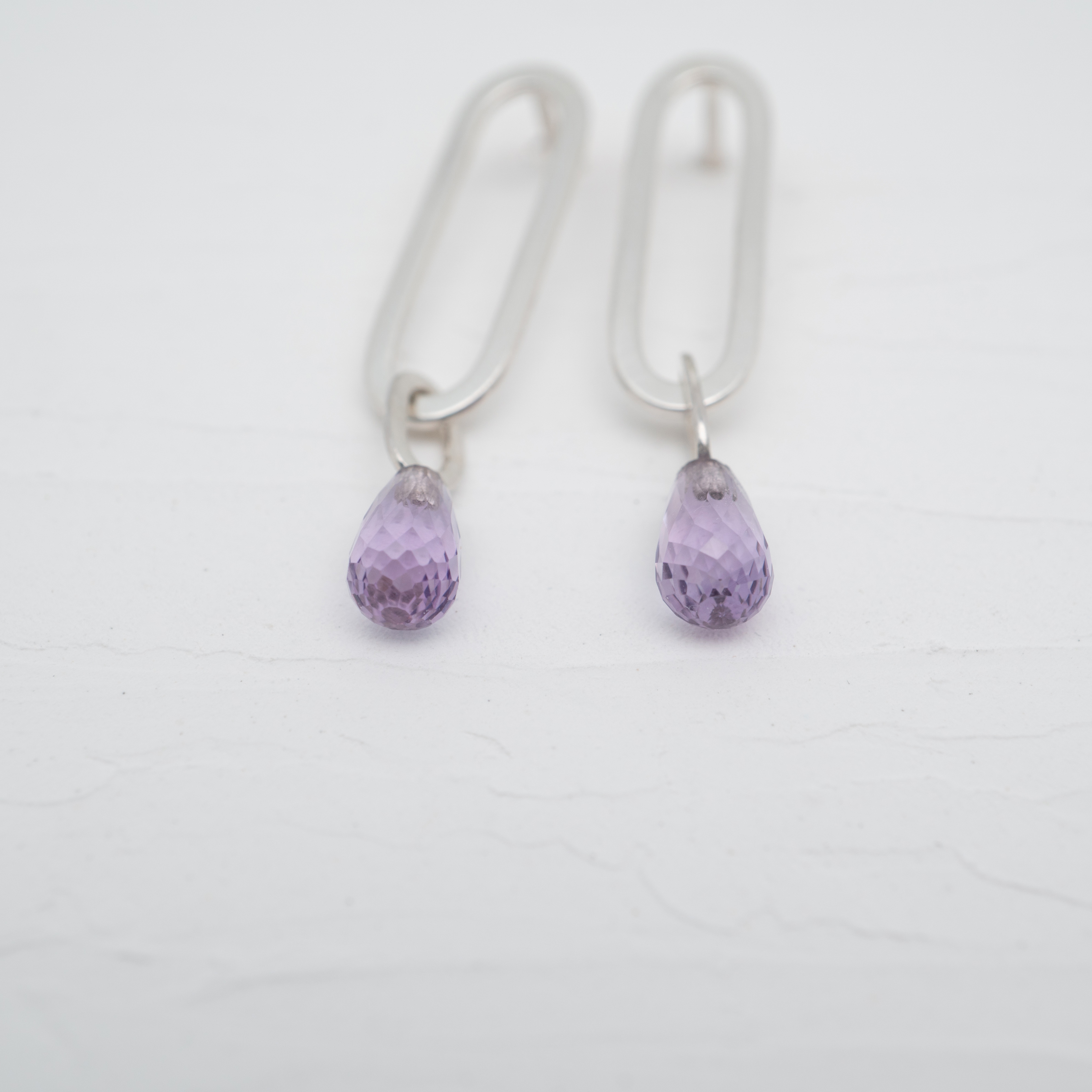 OHRHÄNGER AMETHYST