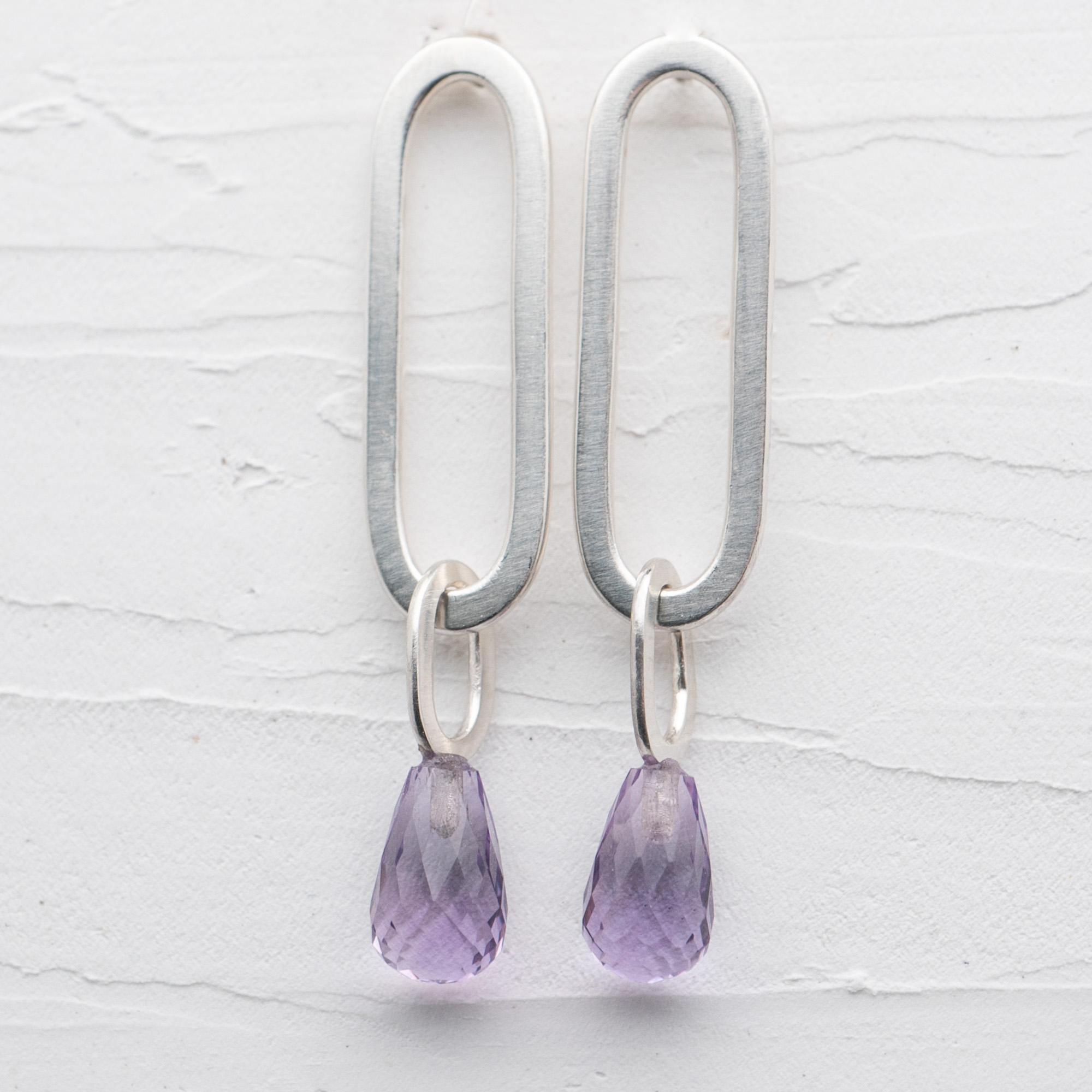 OHRHÄNGER AMETHYST
