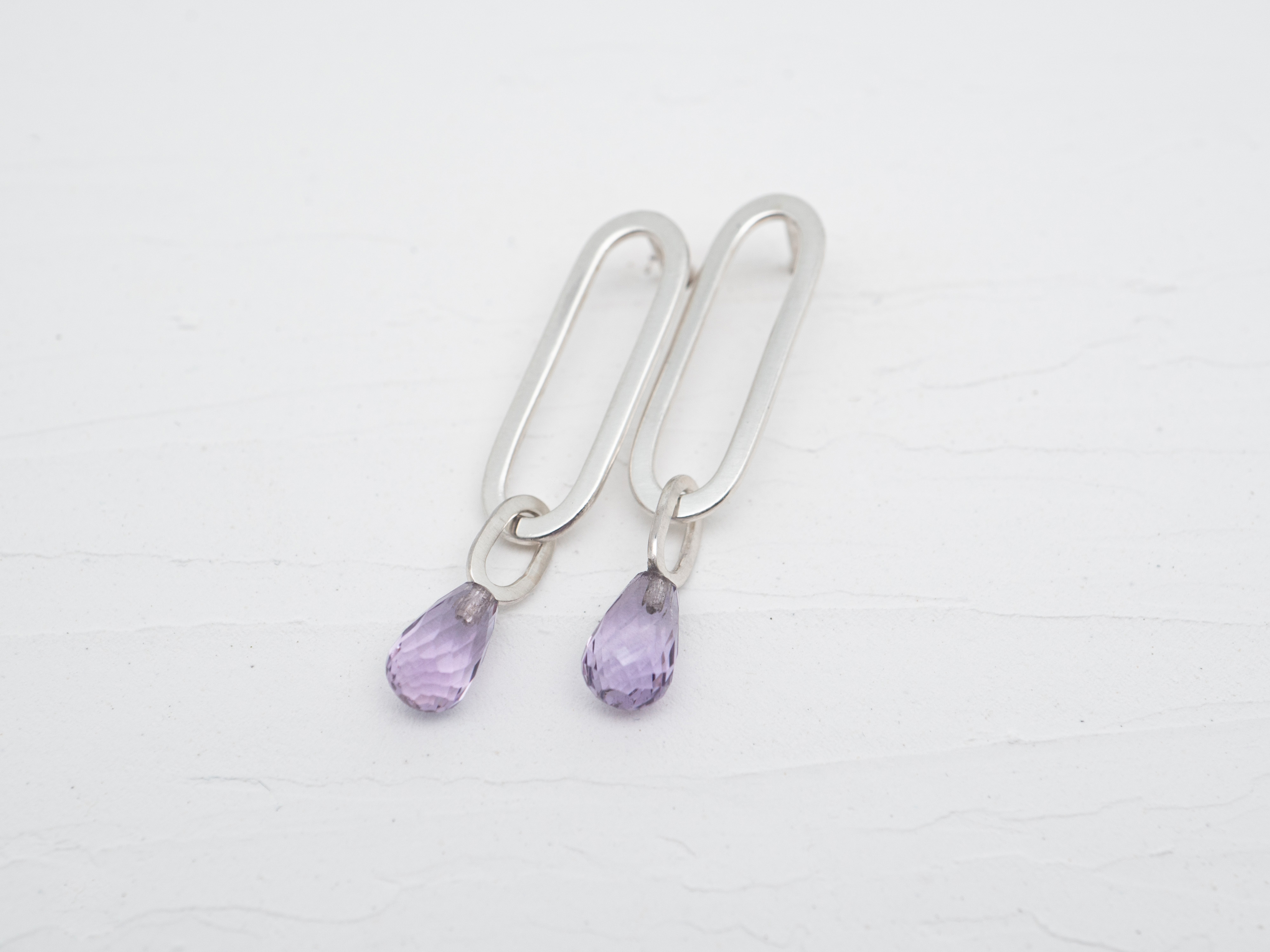 OHRHÄNGER AMETHYST