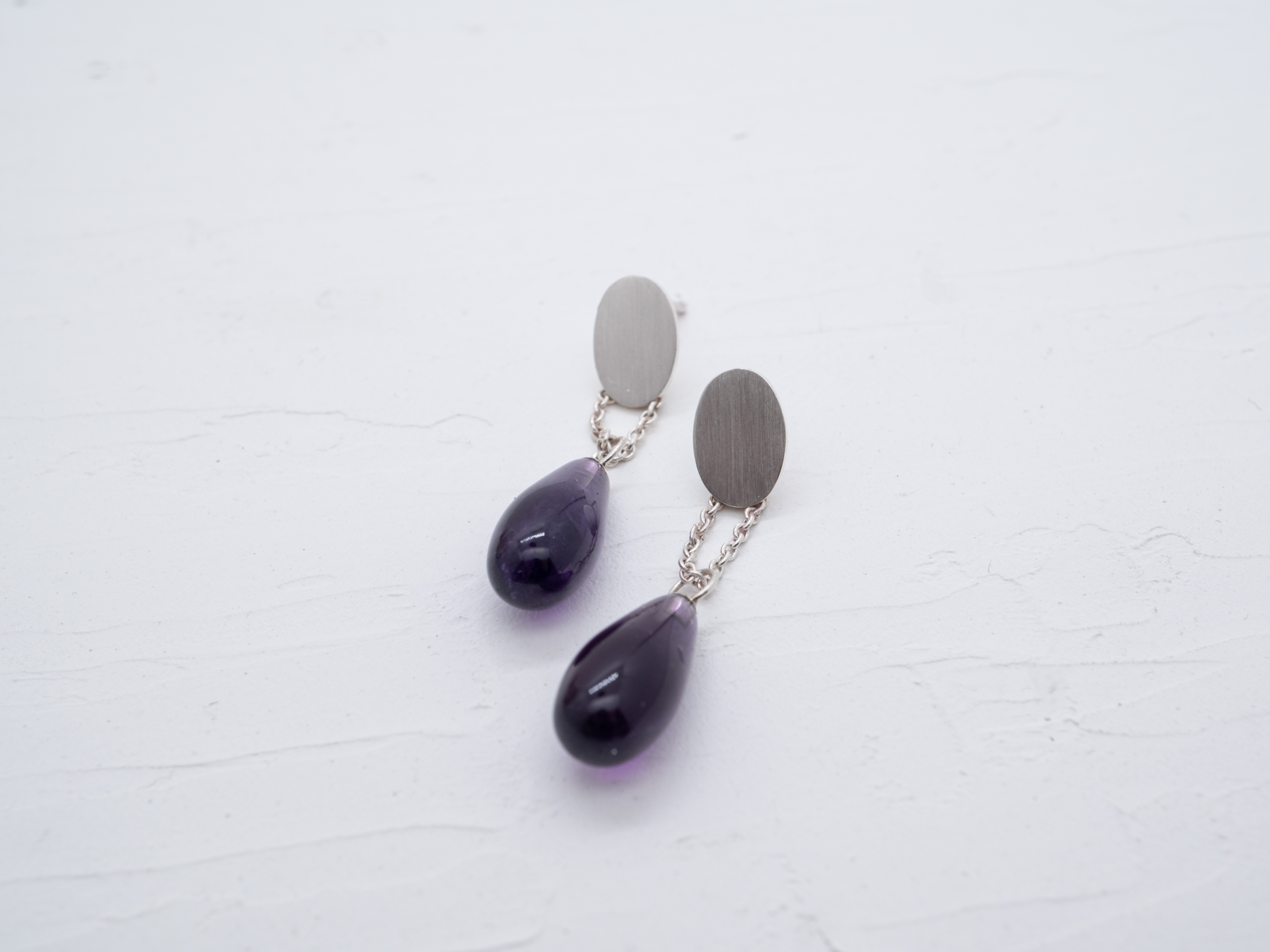 OHRRING AMETHYST