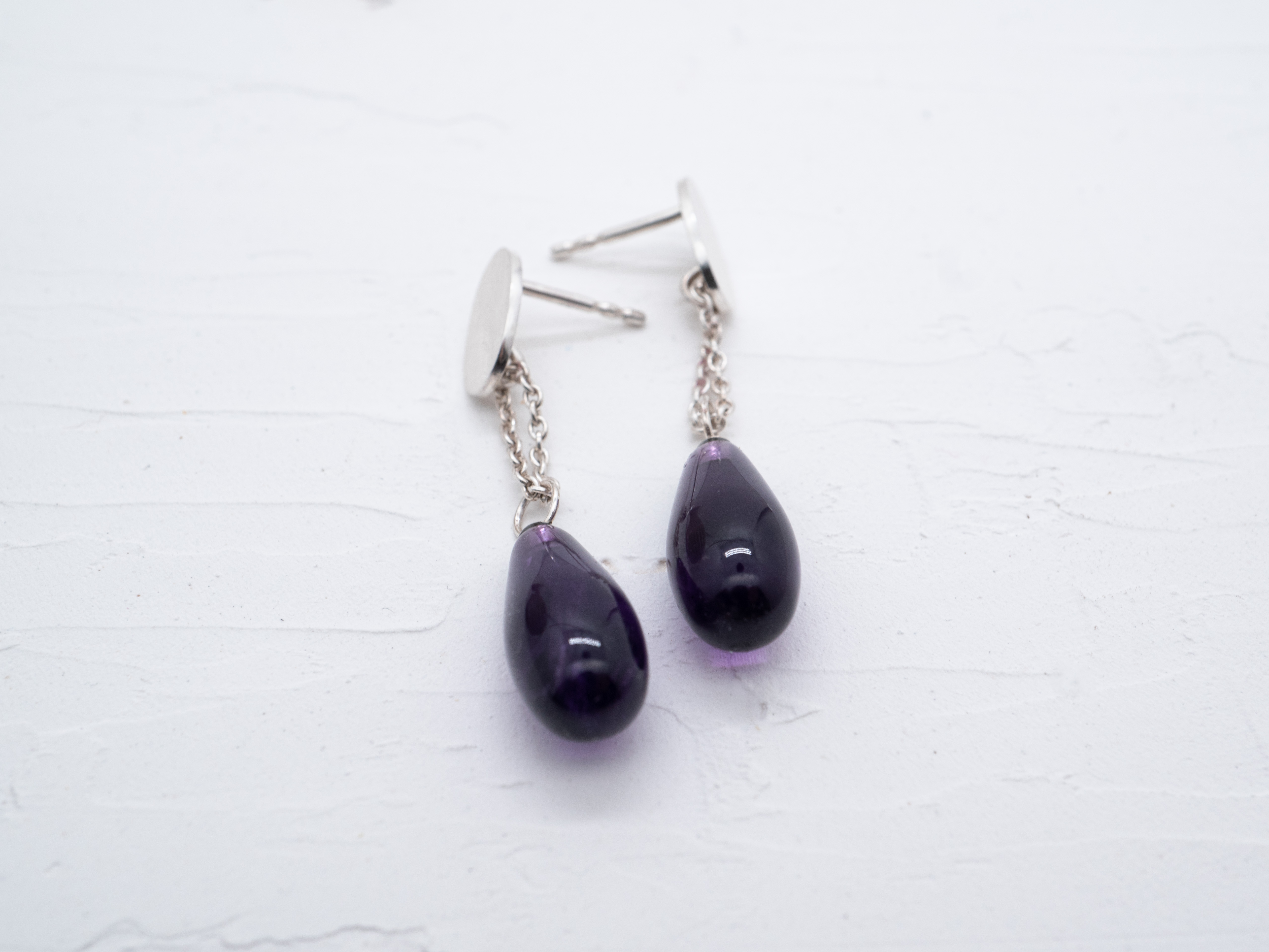 OHRRING AMETHYST