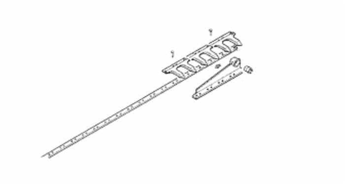 DENTIERA 12 DENTI L = 1,75MT FB925