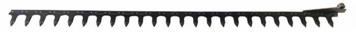DENTIERA 12 DENTI CON TESTA TRANCIATA L = 1,75 MT FB940
