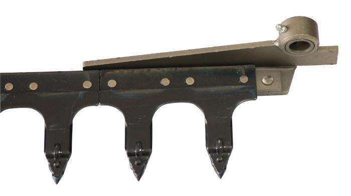 DENTIERA 14 DENTI A TESTA TRANCIATA L = 2,05 MT FB940
