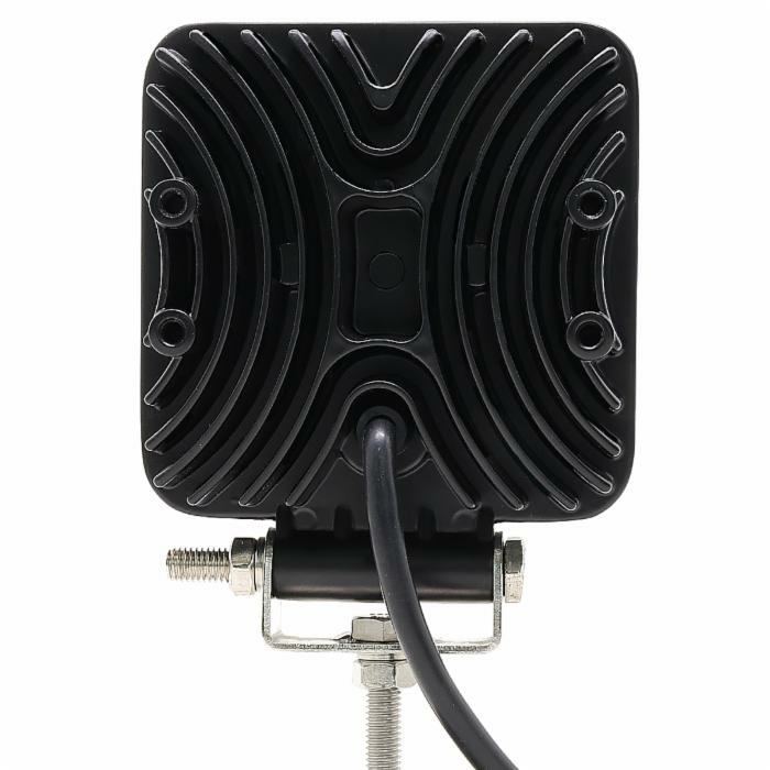 Faro da lavoro LED quadrato 10-90V DC, 24W, 1800 LM, per carrelli elevatori