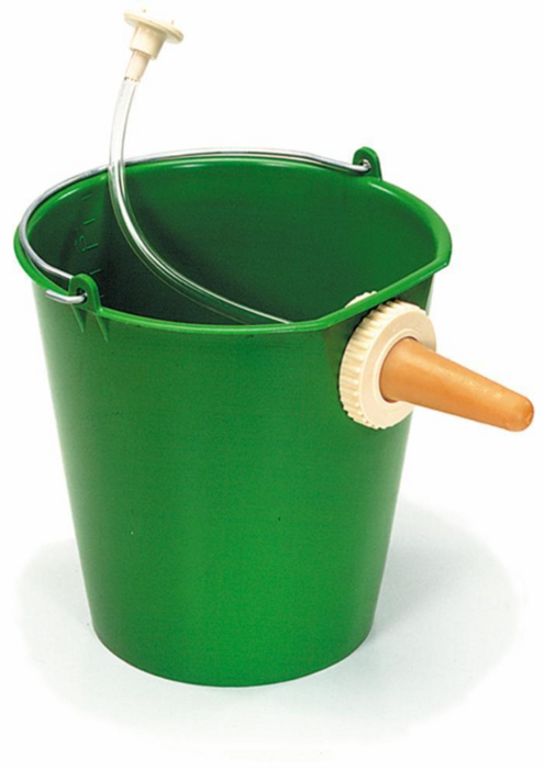 SECCHIO DA 10 LITRI COMPLETO CON POPPATOIO
