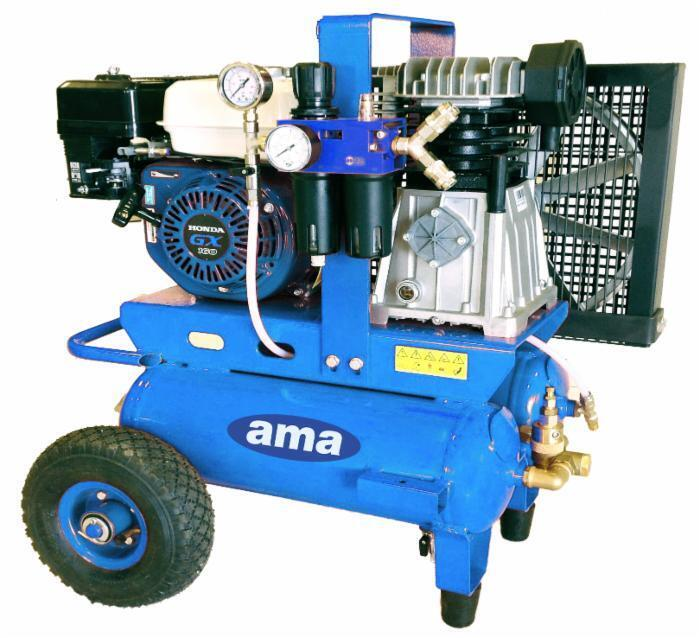 MOTOCOMPRESSORE BENZINA + 2 ABB.