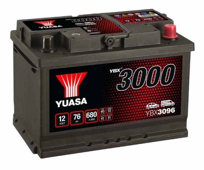 BATTERIA YUASA 12V 76AH 680A 278X175X190 DX