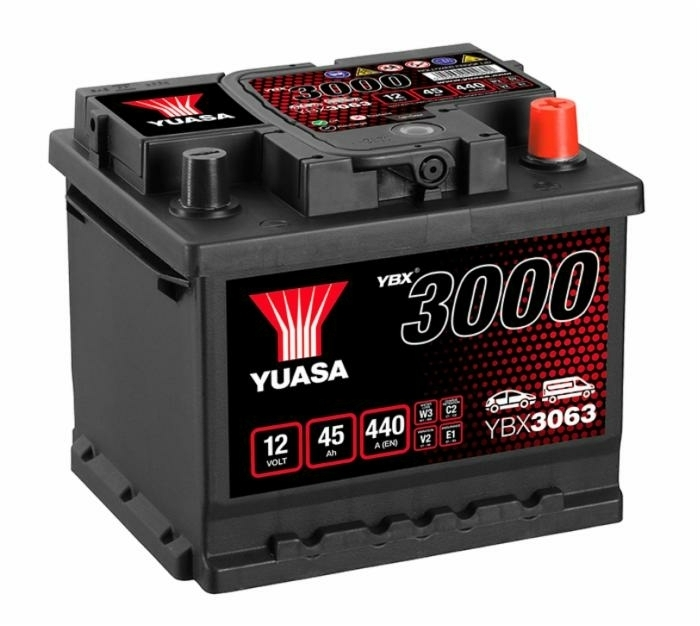 BATTERIA YUASA 12V 45AH 440A 207X175X175 DX