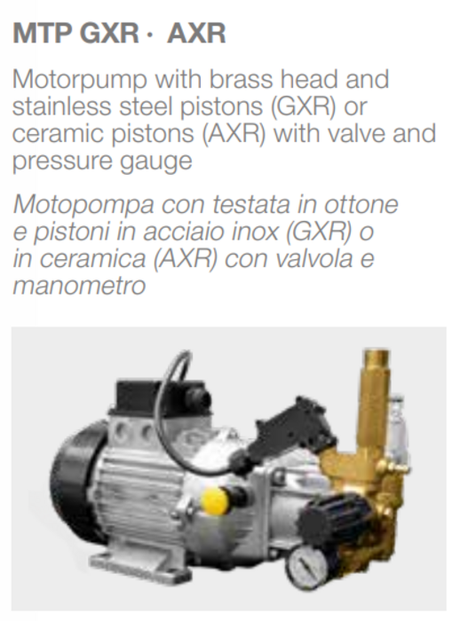 93916 - IDROPULITRICE ALTA PRESSIONE COMET M200 CLASSIC, 600 L/H