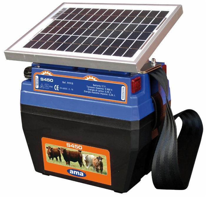 ELETTRIFICATORE S450 A PANNELLO SOLARE - 91918