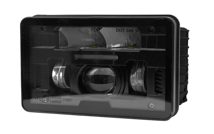 Kit proiettori a LED con 3 cornici che li rendono compatibili con John Deere, Massey Ferguson, Ford, New Holland, Case/IH, Valmet&Valtra,..