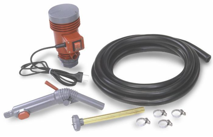 POMPA ELETTRICA TRAVASO GASOLIO, OLIO, ACQUA PORTATILE - 12695