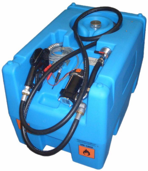 CONTENITORE DISTRIBUTORE GASOLIO 220LT